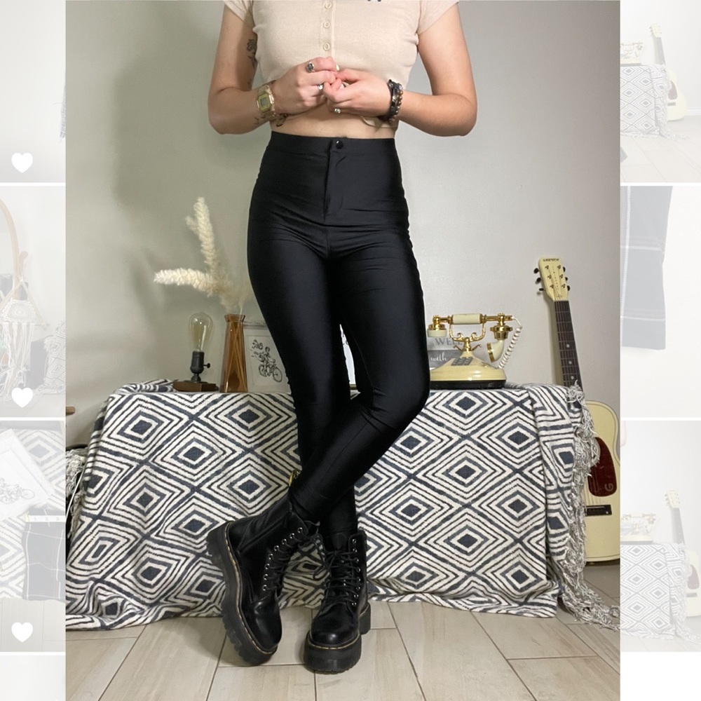 Black Spandex (SANDY/GREASE STYLE PANTS)